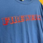 PINK - Victoria's Secret  Red White Blue 4th of July Firewerk Campus T Shirt Large Photo 2