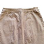 Charlotte Russe Beige Corduroy Button Front Patch Pickets Mini Skirt Medium NEW Photo 6