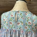 POL Floral Lace Sheer Long Sleeve Top Size Small Photo 7