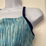 Nike TOP ONLY  Multicolor Stripes Racerback Tankini Swimsuit Size Small EUC #4106 Photo 2