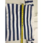 SO  Striped Knit Sweater Cold Shoulder Long Sleeve Pullover Top M Photo 4