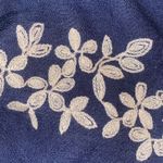 ✨RiscaWin Lady Sheer Soft Hit Jasmine Floral Embroidered Flower Scarf Shawl✨ Blue Photo 7