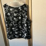 Robbie Bee  Petite decorative Black Silk Top 14p Photo 6