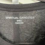 Spiritual Gangster NWT  Black Graphic Tank Top Photo 3