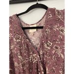 Knox Rose  Women's Floral Wrap Maxi Dress Dusty Mauve Size Medium Photo 9