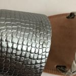 Joie  Womens Sandals Slides Leather Braided Gray Photo 6