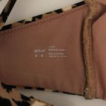 Aerie  Leopard Print Scoop Bikini Top Adjustable Straps  Brown Black M Photo 2