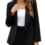 Sucolan Womens Casual Blazer Notched Lapel Work Office Blazer Jackets Slim Fit Open Front Suit Jacket Photo 0