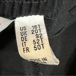 Isaac Mizrahi Black Pintuck Ankle Elastic Waist Stretch Pull On Pants 16 Tall Photo 8