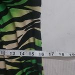 Fresh Of L.A Keyhole Beaded Halter Maxi L Animal Print Vacation Dopamine Boho Green Size L Photo 7