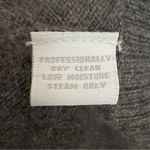 Charter Club  100% Cashmere Ribbed Cowl Neck Sweater Gray Medium Photo 6