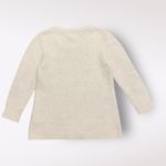 Burberry Brit Long Sleeve Crew Neck Sweater Womens‎ Size M Cream Size M Photo 4