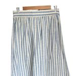 Max Studio  - NWT Hi-Low Hem Linen Blend Striped Skirt Sz M Photo 5