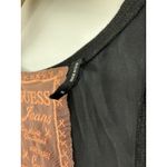Guess Jumpsuit Womens Silk Sleeveless Pockets Drawstring Y2k Black Size Medium Photo 3