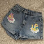 Hot Topic Care Bears Denim Shorts Junior Size 7 with Cartoon bear Print cotton Photo 1