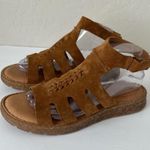 Born La Porta open toe leather sandals with ankle strap 9 Brown Photo 4
