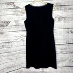 Loft  Ann Taylor Black Business Sleeveless Dress V-Neck NWT 4 Photo 1