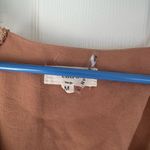 Brown Polka Dot Dress Tan Size M Photo 4