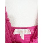Love Shack Fancy  Ivella Mini Dress Size Small Pink Smocked Ruffle Cotton Photo 5