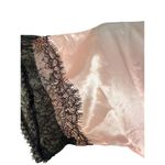 Linea Donatella  Maxi Solid Pink Boudoire Chemise Satin Robe Set NWT S/M/P/M Photo 2