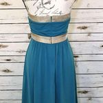 BCBG Paris Halter Blue Goddess Dress NWOT Size 4 Photo 6