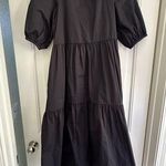 ZARA  Black Puff Sleeve Dress Photo 0