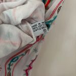 Juliet Dunn London Tribal Tassel Maxi Dress White Jade Embroidered Size 2 US 6/8 Pink Size M Photo 14