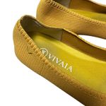 Vivaia Pointed Toe Ballet Flats Ginger Yellow Size 8 Photo 2