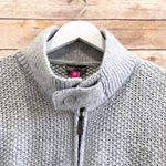Vince Camuto Sweater Women’s Size XL Gray Two Way Zipper Cardigan NWT Photo 3