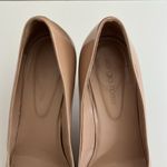Sergio Rossi Patent Nude Leather 3” Heel Pumps in Women’s Size 37 Tan Photo 9