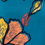 Anthropologie Anthro Maeve Sketched Peonies Floral Beaded Tunic Swing Dress Photo 2