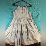 Japna  Sleeveless Tiered Baby Doll Dress in Light Blue Small Photo 3