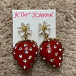 Betsey Johnson  strawberry earrings Photo 3