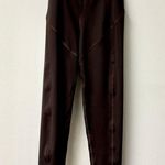 Balenciaga NWOT Activewear Pull On High Waisted Skinny Athletic Leggings Brown S Photo 1