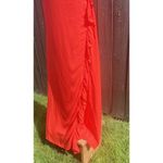 Madewell Ruffle Faux Wrap Maxi Dress 10Red Tassel Flirty Retro 70s Boho Romantic Photo 4
