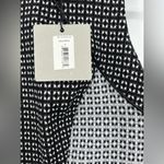 Zac Posen š NWT VOGUE Peplum Midi Dress Printed Stretch Zip Black Gray White 14 Photo 13