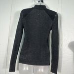 The North Face  Women’s 1/4 Zip Black Ribbed Pullover Size Medium EUC Photo 4