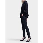 Karl Lagerfeld  Paris Luxe Embellished Jeans Black Denim Rhinestone Size 2‎ Photo 2