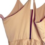 House of Harlow X Revolve Hunter Jumpsuit Camel NWT Size Small 100% Polyester Gold Photo 8