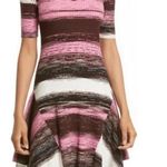 Opening Ceremony Delta Linear Sweater Dress Large Black Ribbed Knit Asymmetric Photo 10