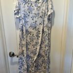 Laura Ashley Floral Nightgown with Blue and White Pattern  small Photo 5
