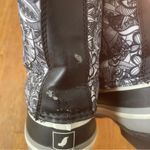 Sakroots  Lace Up Sherpa Lined Duck Boots Black White Size‎ 10 Women's Photo 3