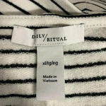 Daily Ritual Black and White Stripe Maxi Dress NEW with tags Size XL Photo 5