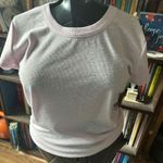 Title Nine Headlands Cloud pink ribbed XL tenniscore athletic top Photo 1