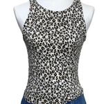 Gaze Leopard Print Sleeveless Tank Top Size XS Made In Mexico White Photo 0