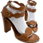 Ulla Johnson  strappy brown leather heels sz 40 Photo 0