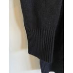 ZARA Black Ribbed Cuff Turtleneck Knit Sweater Shift Mini Dress Womens Small Photo 1
