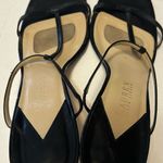 Ralph Lauren  slip on black heels size 9.5 Photo 3