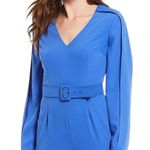 Antonio Melani NWT  Women’s Blue Freddy Long Sleeve Jumpsuit Size 2 Photo 1