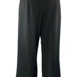 ZARA Women's Black High Waisted Pleated Wide Leg Baggy Trousers Pants Size S Photo 2